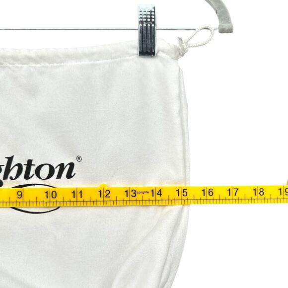 Brighton White Purse Dust Bag Drawstring Closure Brand Logo Accessory - Picture 4 of 5